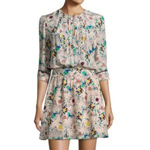 Zadig & Voltaire Remus Tattoo Pleated Silk Dress